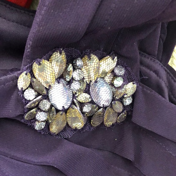 Egg Plant Purple Party Dress. - Picture 6 of 6